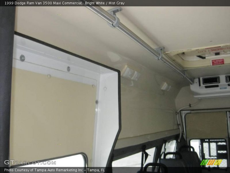 Bright White / Mist Gray 1999 Dodge Ram Van 3500 Maxi Commercial