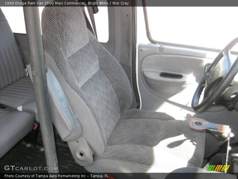 Bright White / Mist Gray 1999 Dodge Ram Van 3500 Maxi Commercial
