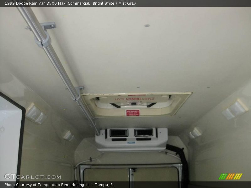 Bright White / Mist Gray 1999 Dodge Ram Van 3500 Maxi Commercial