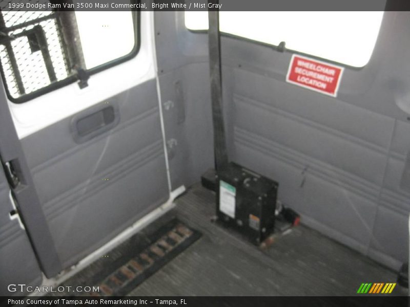 Bright White / Mist Gray 1999 Dodge Ram Van 3500 Maxi Commercial