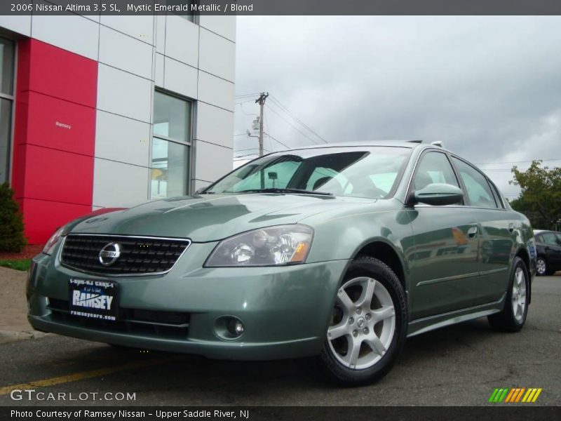 Mystic Emerald Metallic / Blond 2006 Nissan Altima 3.5 SL