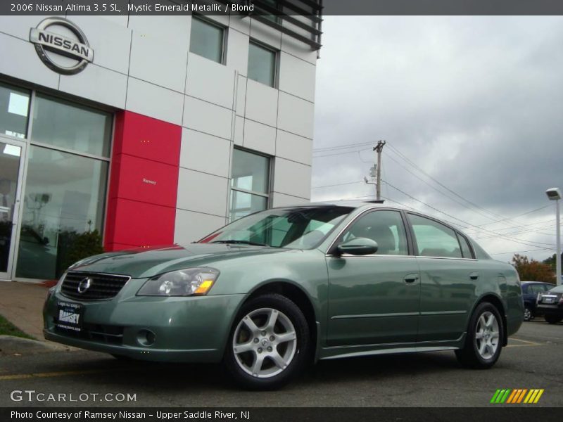 Mystic Emerald Metallic / Blond 2006 Nissan Altima 3.5 SL