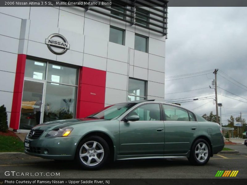 Mystic Emerald Metallic / Blond 2006 Nissan Altima 3.5 SL