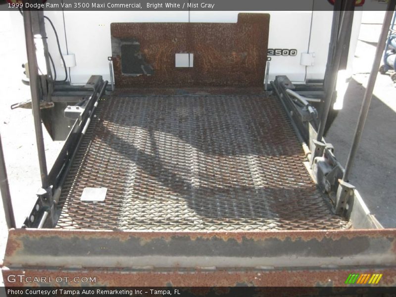 Bright White / Mist Gray 1999 Dodge Ram Van 3500 Maxi Commercial