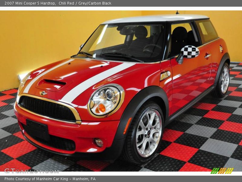 Chili Red / Grey/Carbon Black 2007 Mini Cooper S Hardtop