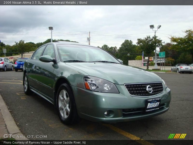 Mystic Emerald Metallic / Blond 2006 Nissan Altima 3.5 SL