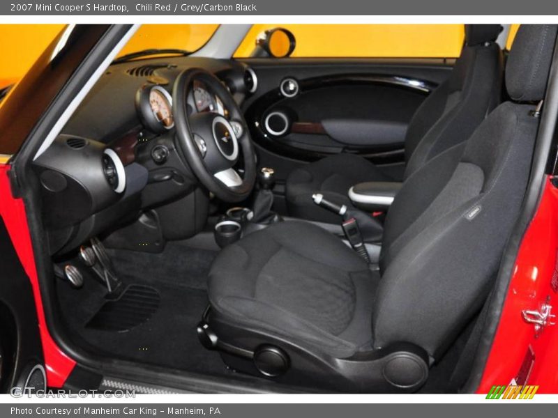 Chili Red / Grey/Carbon Black 2007 Mini Cooper S Hardtop