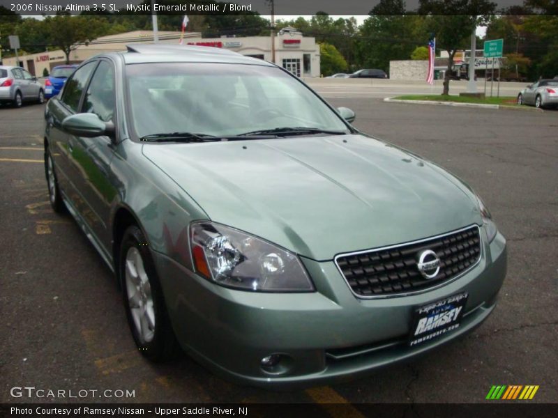Mystic Emerald Metallic / Blond 2006 Nissan Altima 3.5 SL