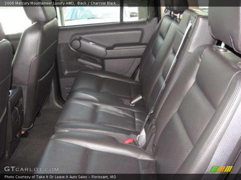 Black / Charcoal Black 2006 Mercury Mountaineer Luxury AWD