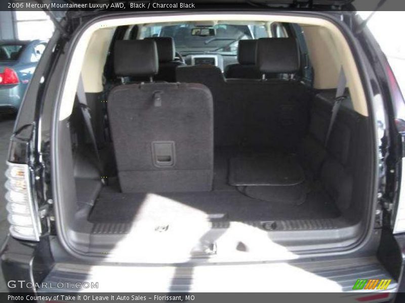 Black / Charcoal Black 2006 Mercury Mountaineer Luxury AWD