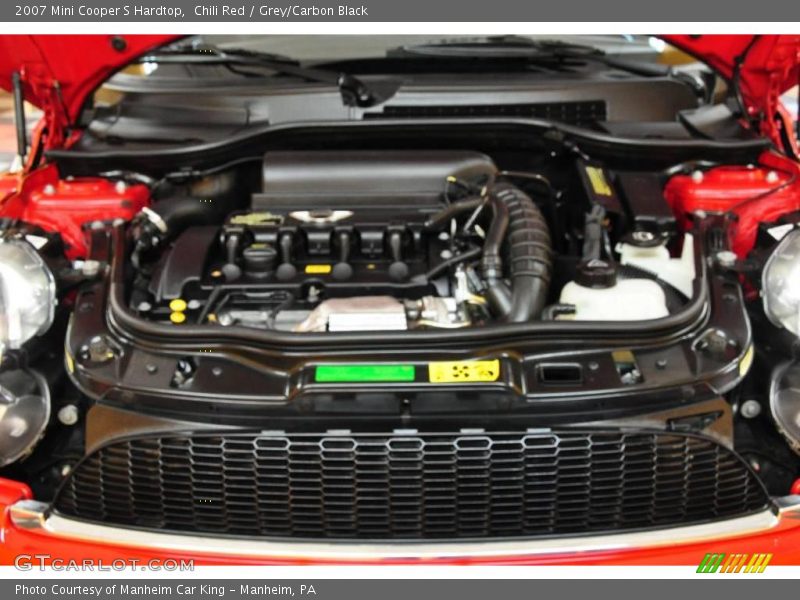 Chili Red / Grey/Carbon Black 2007 Mini Cooper S Hardtop