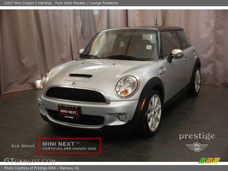 Pure Silver Metallic / Lounge Redwood 2007 Mini Cooper S Hardtop