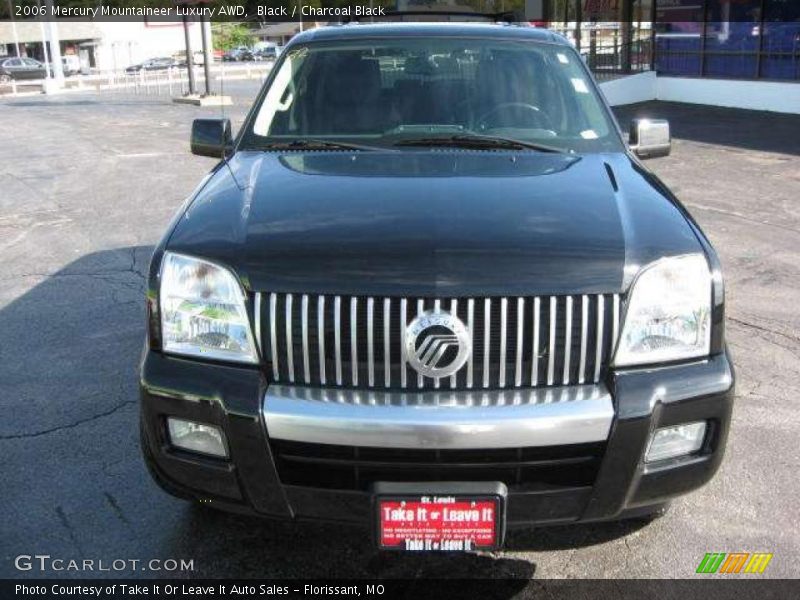Black / Charcoal Black 2006 Mercury Mountaineer Luxury AWD
