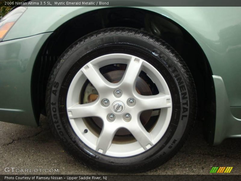 Mystic Emerald Metallic / Blond 2006 Nissan Altima 3.5 SL