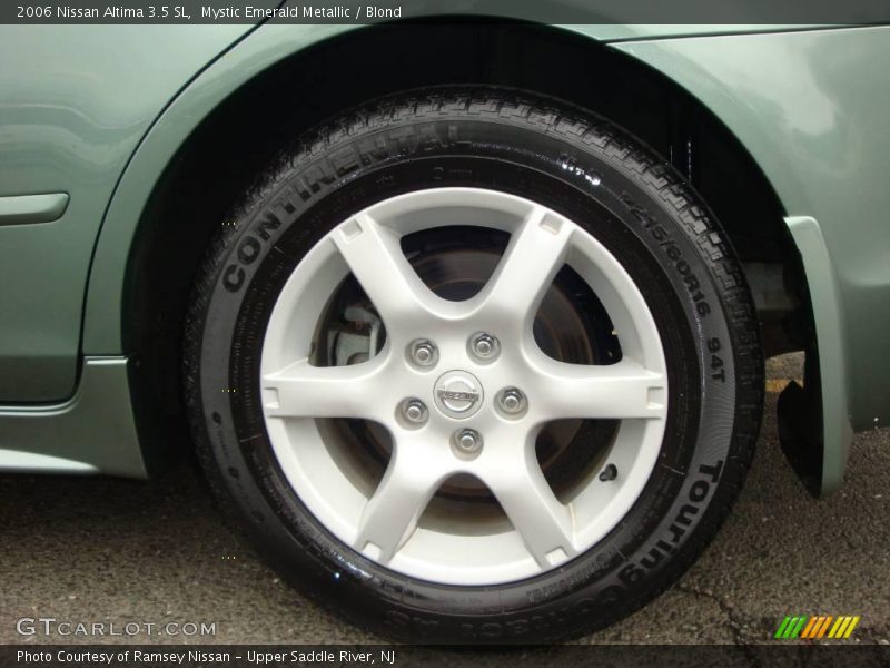 Mystic Emerald Metallic / Blond 2006 Nissan Altima 3.5 SL