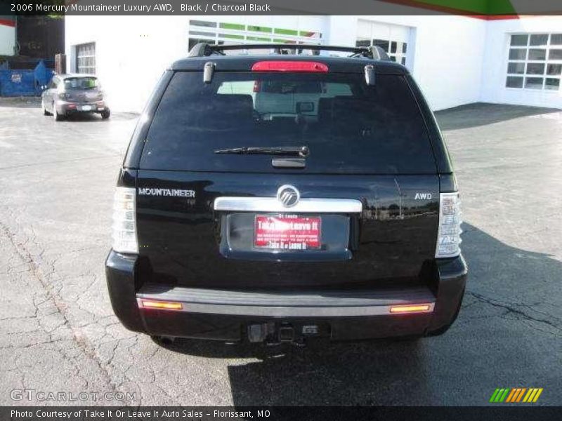 Black / Charcoal Black 2006 Mercury Mountaineer Luxury AWD