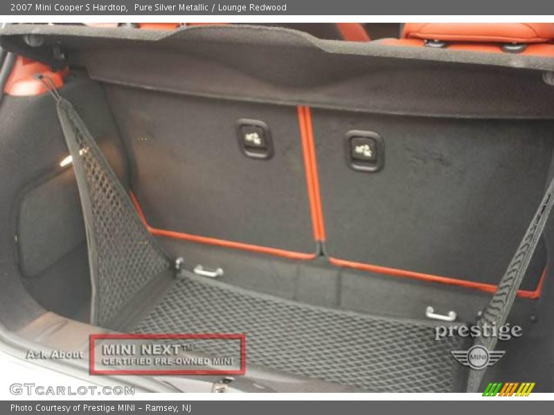Pure Silver Metallic / Lounge Redwood 2007 Mini Cooper S Hardtop