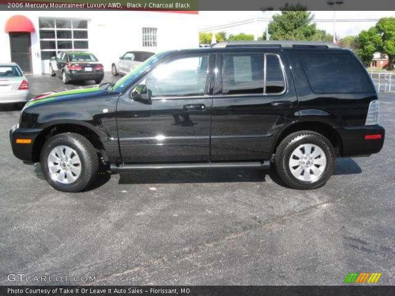 Black / Charcoal Black 2006 Mercury Mountaineer Luxury AWD