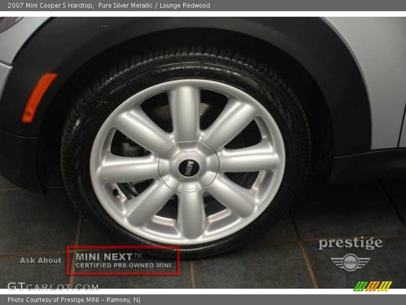 Pure Silver Metallic / Lounge Redwood 2007 Mini Cooper S Hardtop