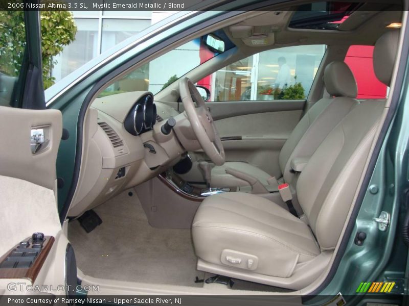 Mystic Emerald Metallic / Blond 2006 Nissan Altima 3.5 SL