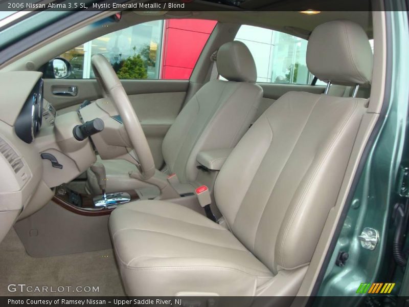 Mystic Emerald Metallic / Blond 2006 Nissan Altima 3.5 SL