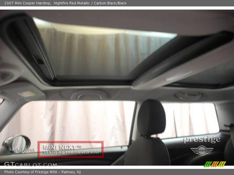 Nightfire Red Metallic / Carbon Black/Black 2007 Mini Cooper Hardtop