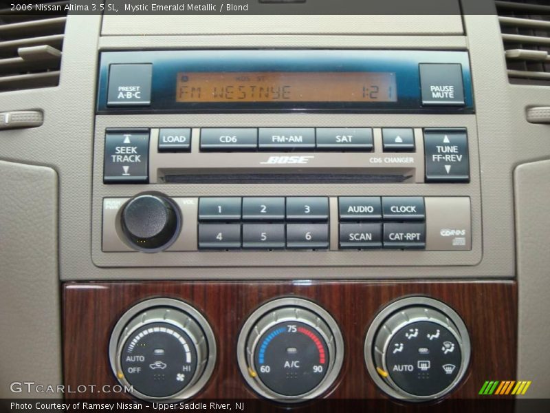 Mystic Emerald Metallic / Blond 2006 Nissan Altima 3.5 SL