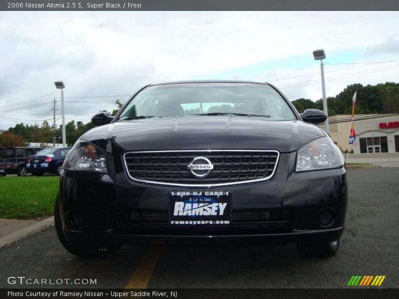 Super Black / Frost 2006 Nissan Altima 2.5 S
