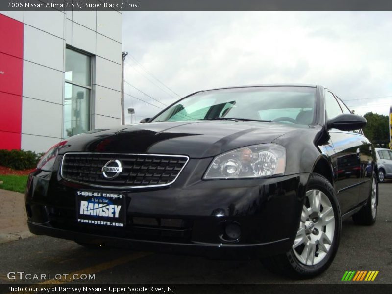 Super Black / Frost 2006 Nissan Altima 2.5 S