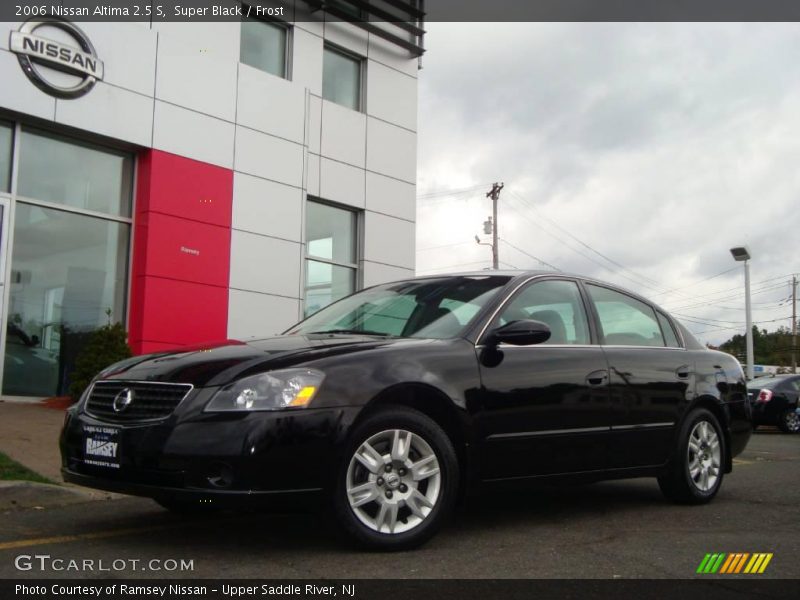 Super Black / Frost 2006 Nissan Altima 2.5 S