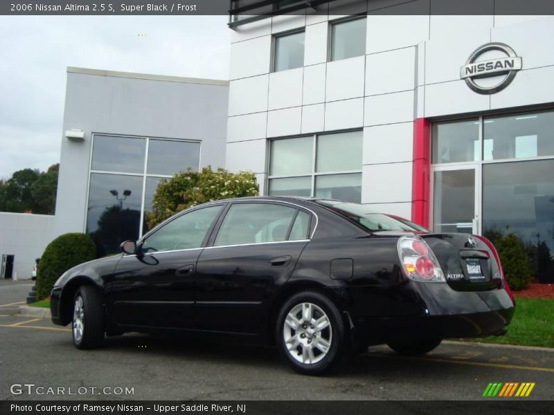 Super Black / Frost 2006 Nissan Altima 2.5 S