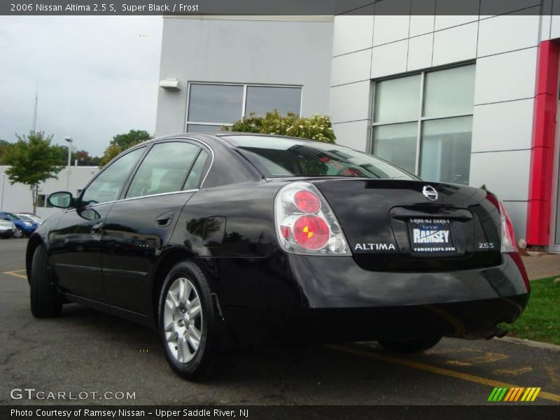 Super Black / Frost 2006 Nissan Altima 2.5 S