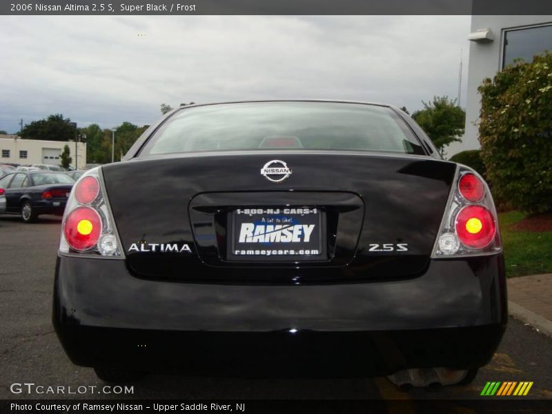 Super Black / Frost 2006 Nissan Altima 2.5 S