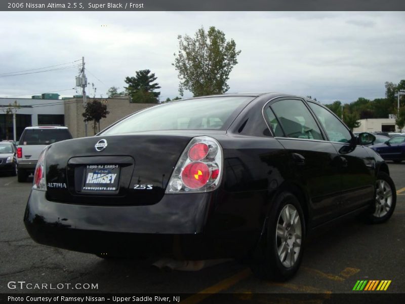Super Black / Frost 2006 Nissan Altima 2.5 S