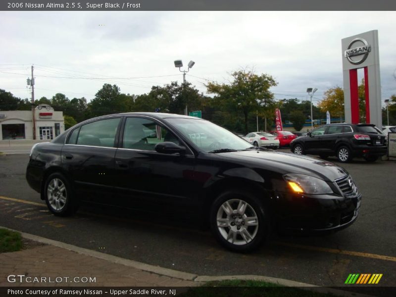 Super Black / Frost 2006 Nissan Altima 2.5 S