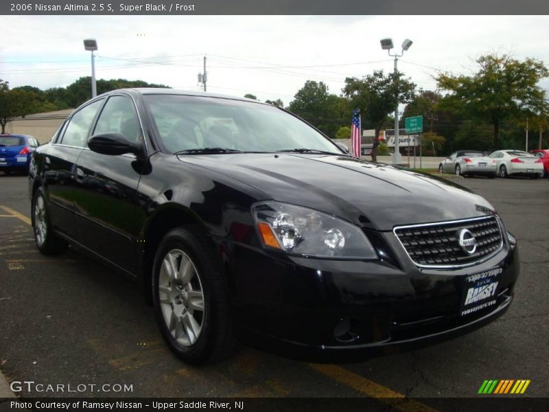Super Black / Frost 2006 Nissan Altima 2.5 S