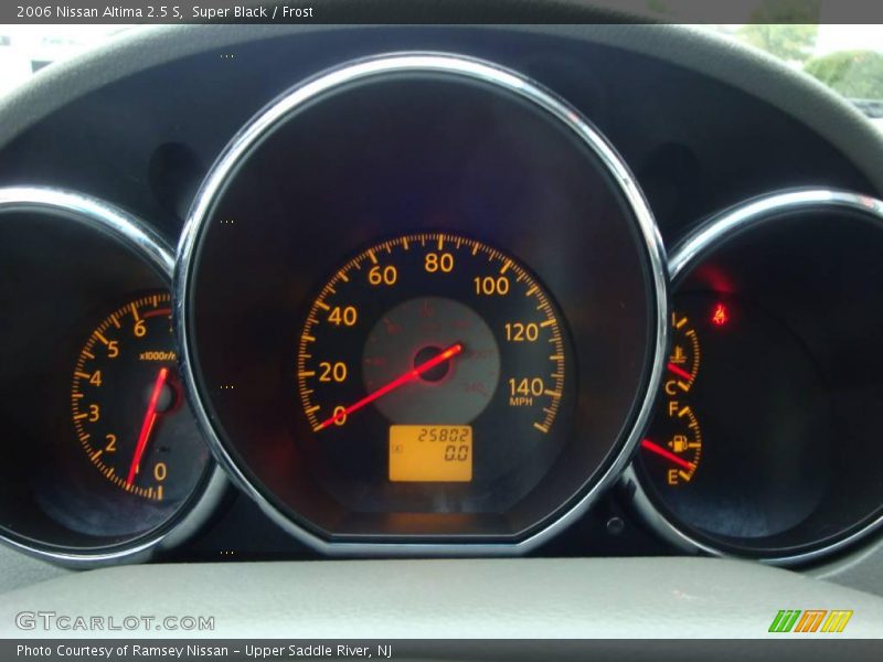 Super Black / Frost 2006 Nissan Altima 2.5 S