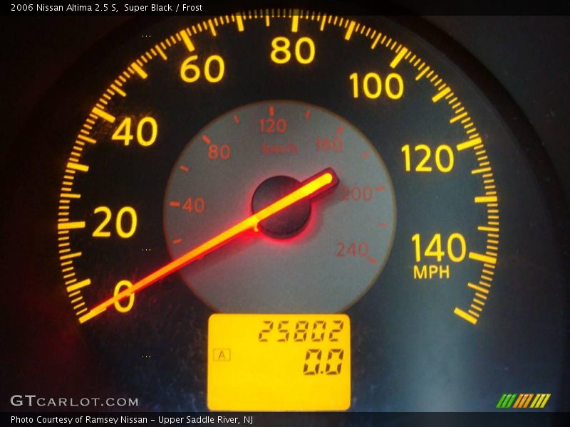 Super Black / Frost 2006 Nissan Altima 2.5 S