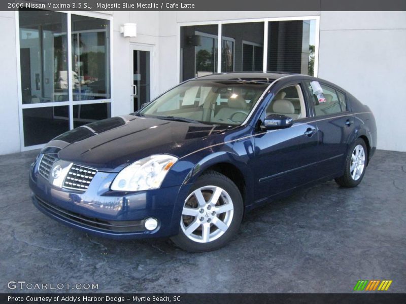 Majestic Blue Metallic / Cafe Latte 2006 Nissan Maxima 3.5 SL
