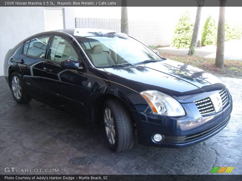 Majestic Blue Metallic / Cafe Latte 2006 Nissan Maxima 3.5 SL