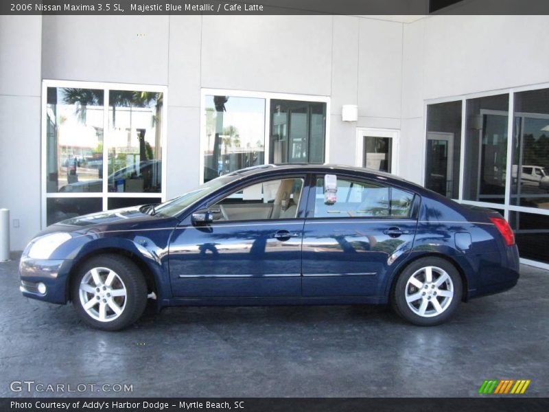 Majestic Blue Metallic / Cafe Latte 2006 Nissan Maxima 3.5 SL
