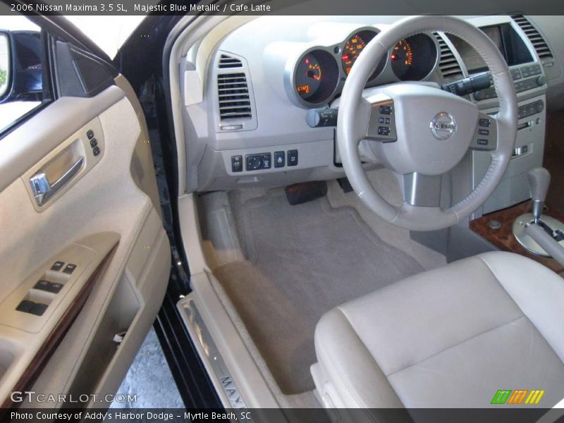 Majestic Blue Metallic / Cafe Latte 2006 Nissan Maxima 3.5 SL