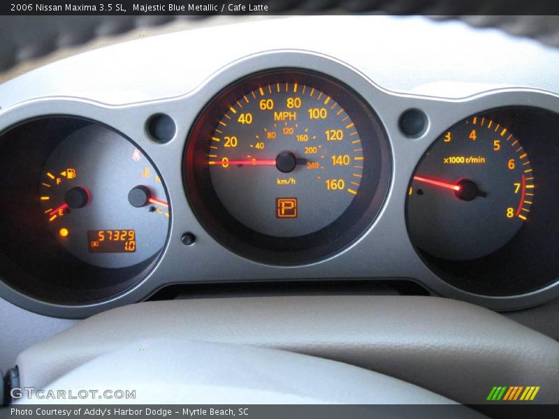 Majestic Blue Metallic / Cafe Latte 2006 Nissan Maxima 3.5 SL
