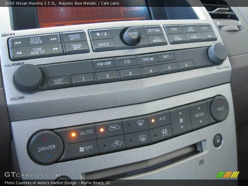 Majestic Blue Metallic / Cafe Latte 2006 Nissan Maxima 3.5 SL