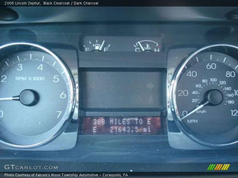 Black Clearcoat / Dark Charcoal 2006 Lincoln Zephyr