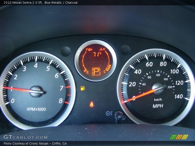Blue Metallic / Charcoal 2010 Nissan Sentra 2.0 SR