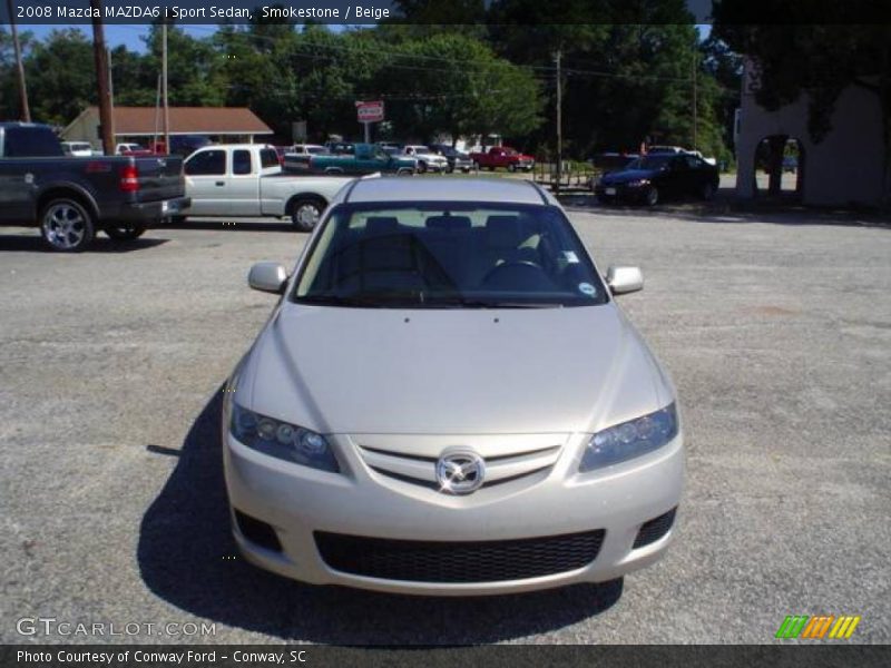 Smokestone / Beige 2008 Mazda MAZDA6 i Sport Sedan