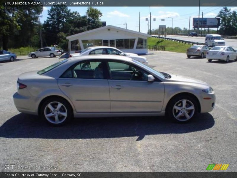 Smokestone / Beige 2008 Mazda MAZDA6 i Sport Sedan