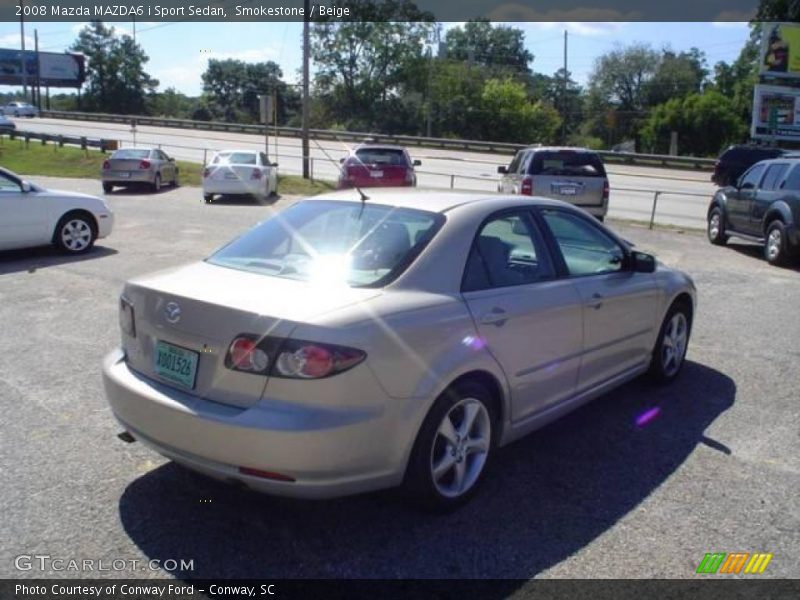 Smokestone / Beige 2008 Mazda MAZDA6 i Sport Sedan