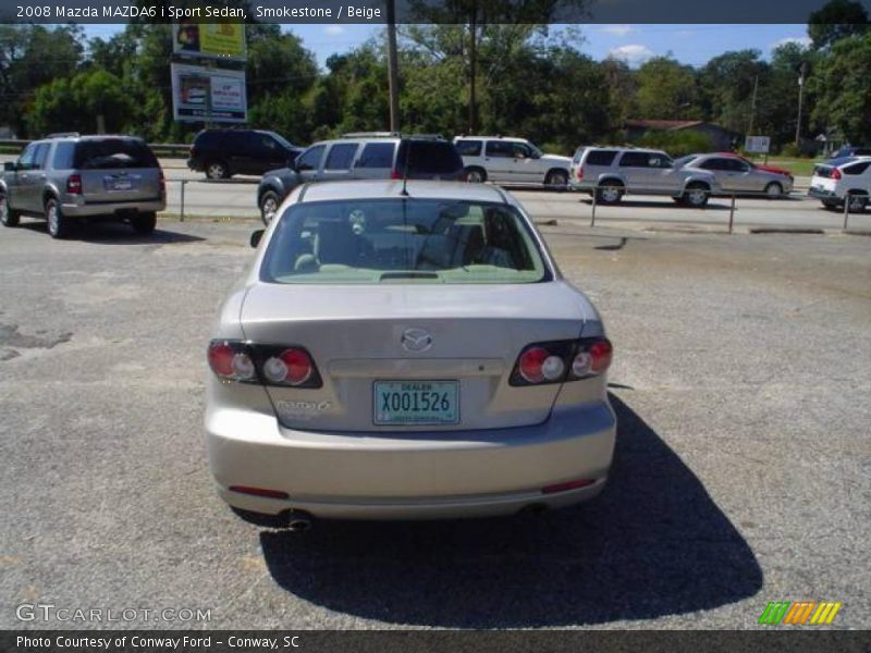 Smokestone / Beige 2008 Mazda MAZDA6 i Sport Sedan